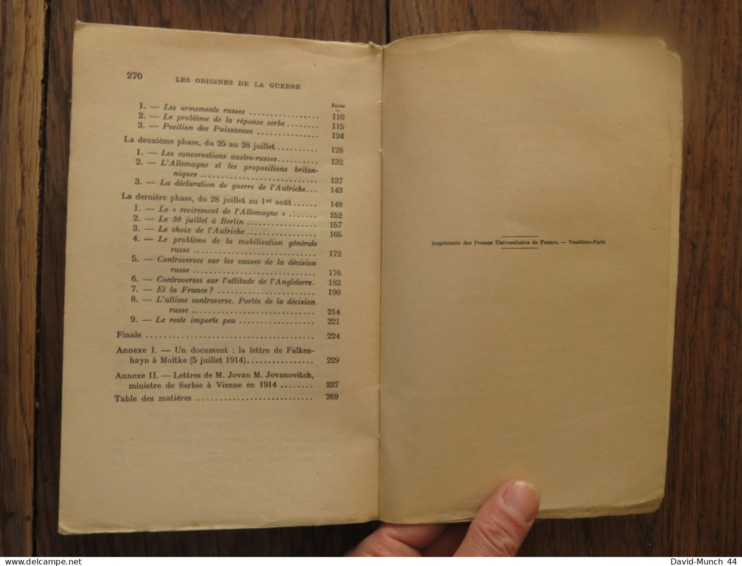 Un débat historique, 1914 Le problème des origines de la guerre de Jules Isaac. Rieder, éditeur, Paris. 1933