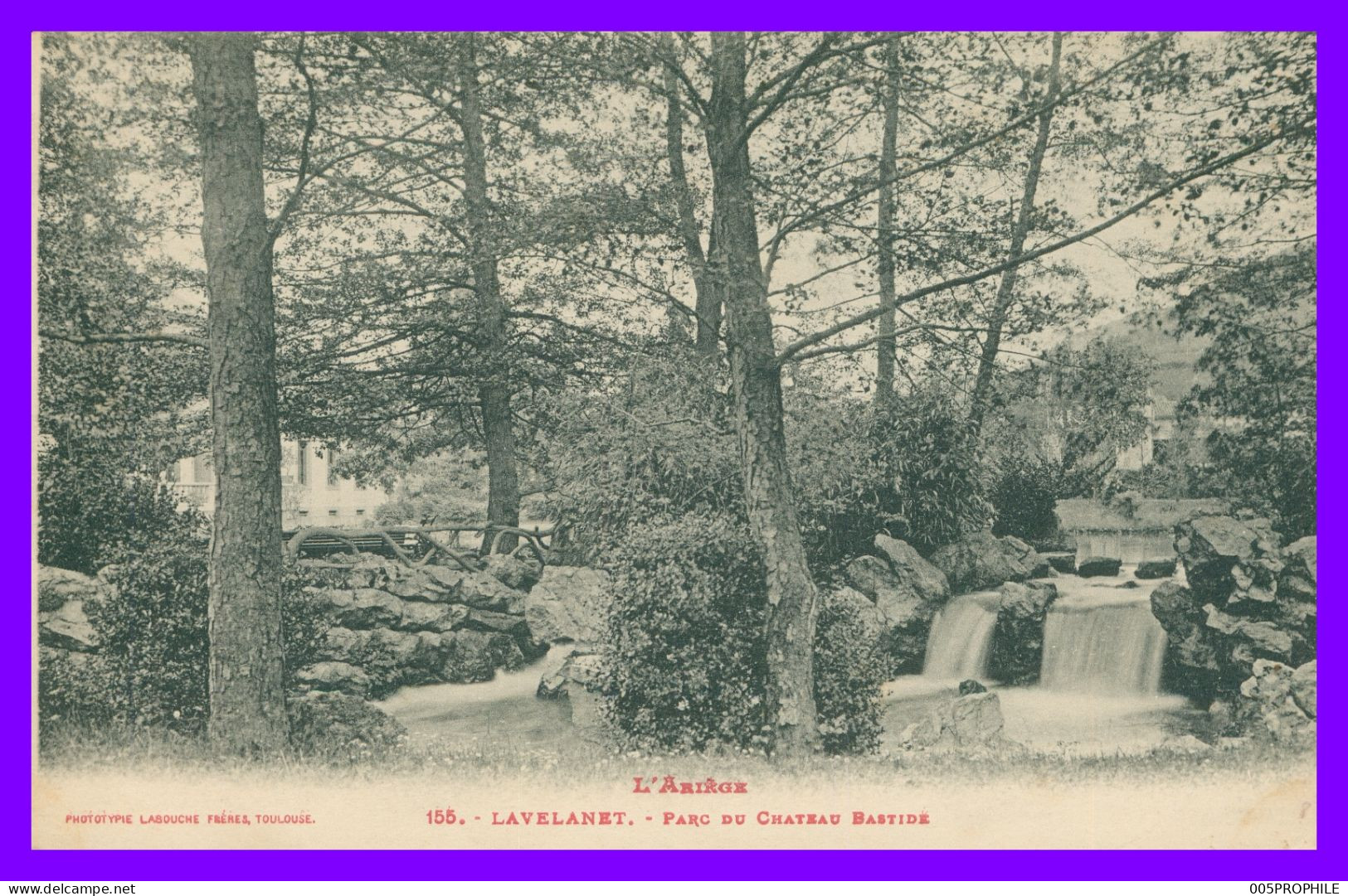 * LAVELANET - Parc Du Château Bastide - 155 - Edit. LABOUCHE - Lavelanet