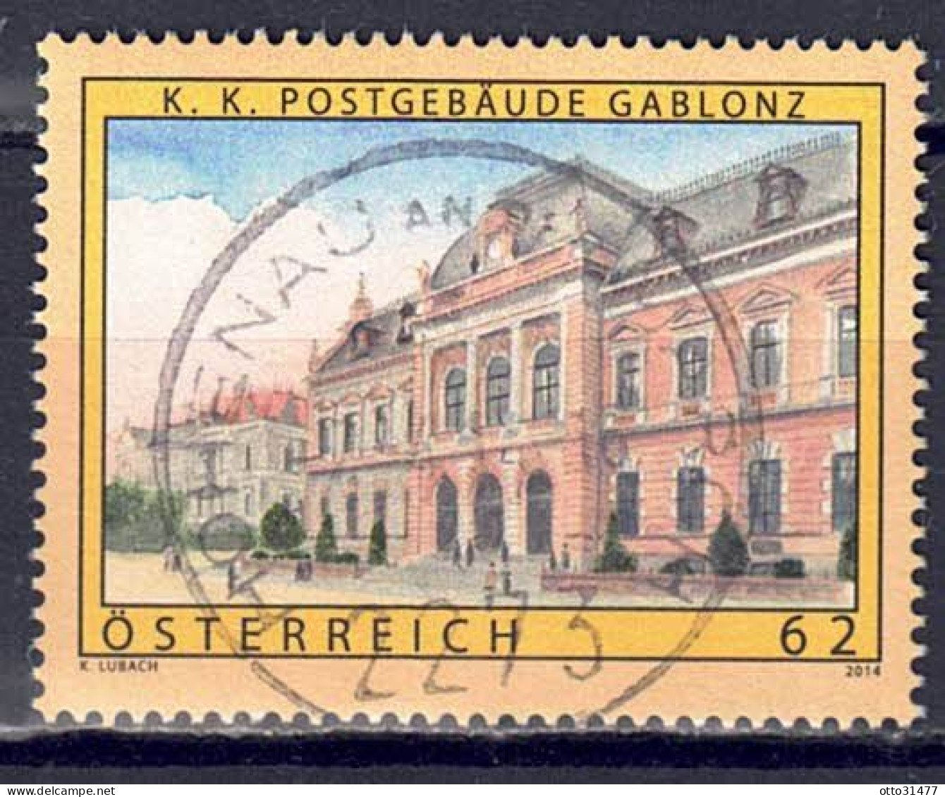 Österreich 2014 - Postgebäude, MiNr. 3120, Gestempelt / Used - Usados