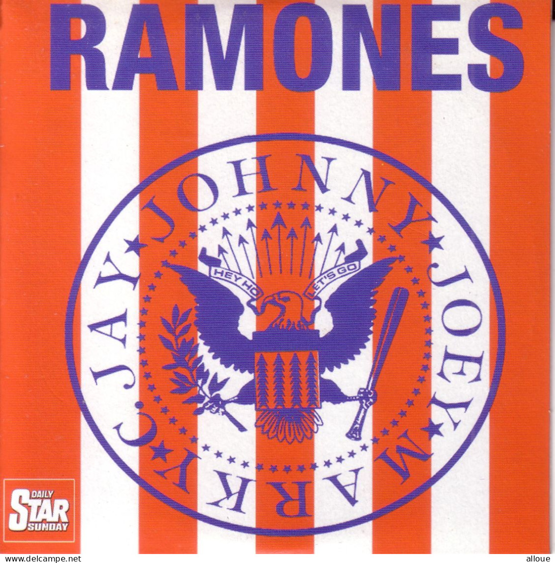 RAMONES - CD DAILY STAR SUNDAY 2007 - POCHETTE CARTON 7 TITRES + 8 TITRES BY STEWART DUGDALE - Autres - Musique Anglaise