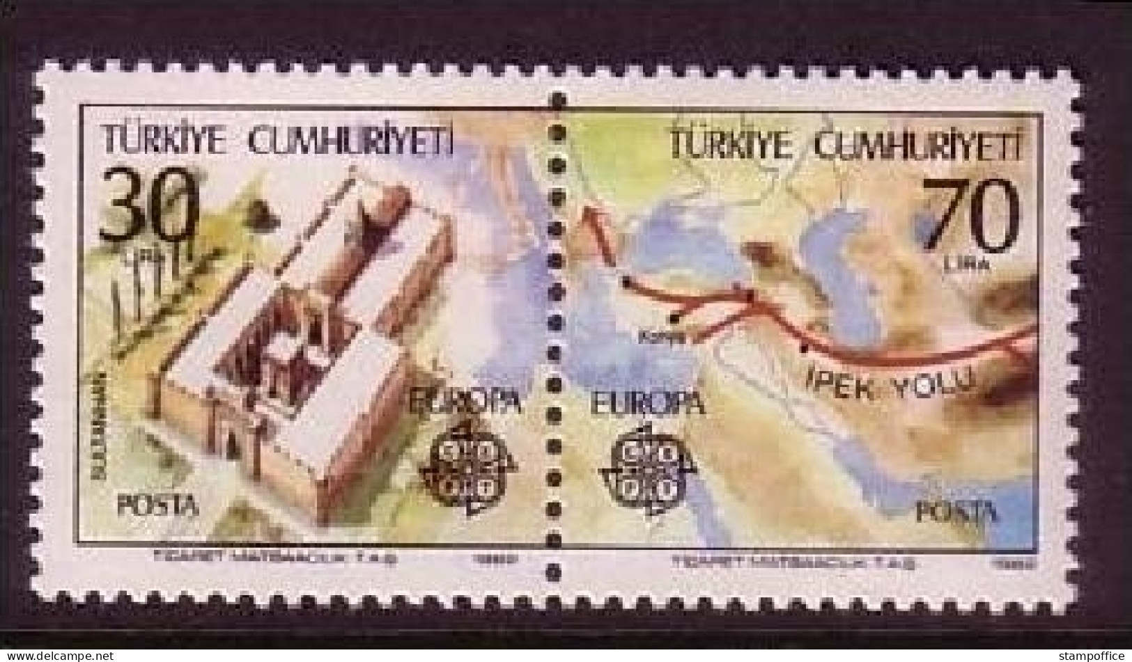 TÜRKEI MI-NR. 2600-2601 POSTFRISCH(MINT) EUROPA 1982 HISTORISCHE EREIGNISSE - 1982