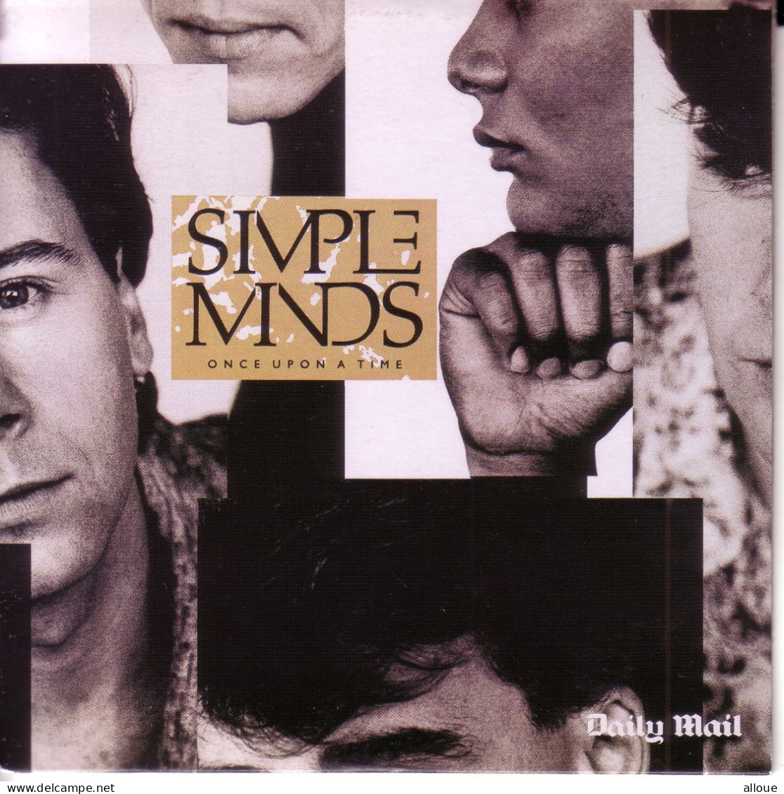 SIMPLE MINDS - ONCE UPON A TIME - CD PROMO DAILY MAIL 1985 - POCHETTE CARTON 10 TITRES - Autres - Musique Anglaise