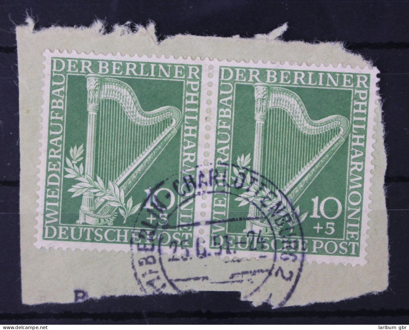 Berlin 72 Gestempelt Als Waagerechtes Paar Auf Briefstück #FW138 - Gebruikt
