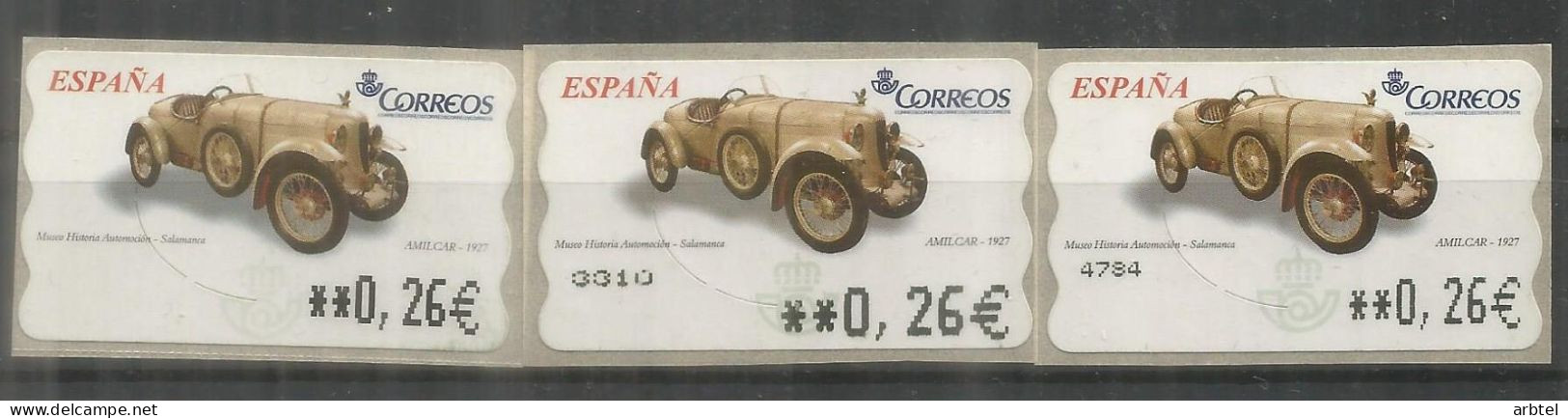 ESPAÑA ATM AUTOMOVIL CAR AMILCAR 1927 - Autos