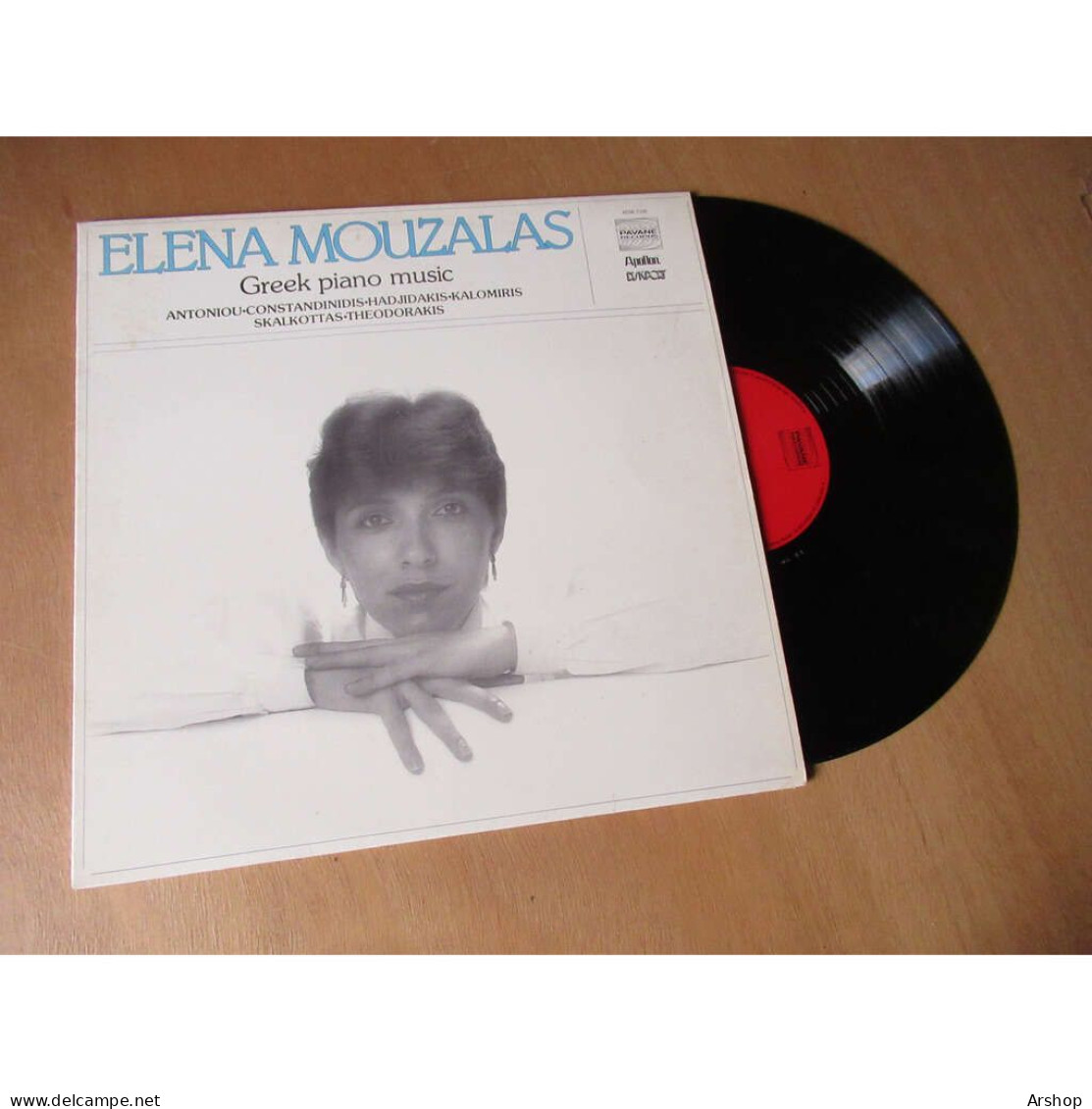 ELENA MOUZALAS Greek Piano Music PAVANE ADW 7106 Belgique 1982 + Press Kit 9 Pages - Classica