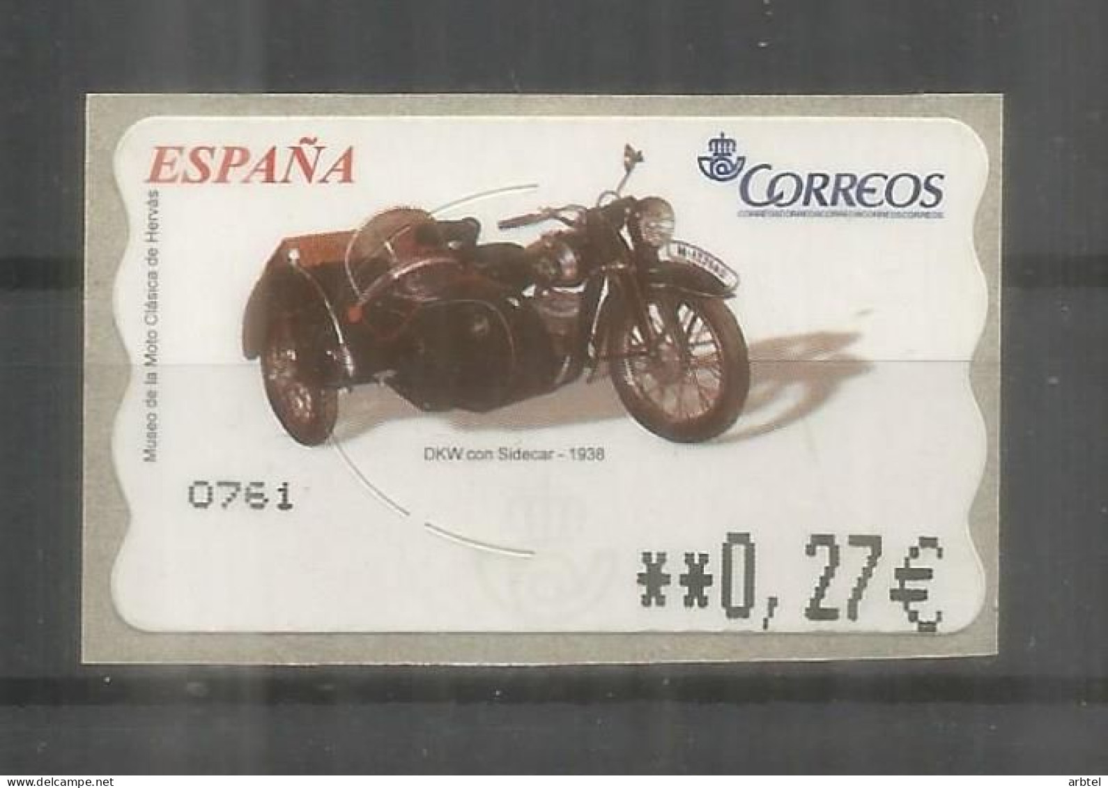 ESPAÑA ATM MOTOCICLETA DKW MOTORCYCLE - Motos