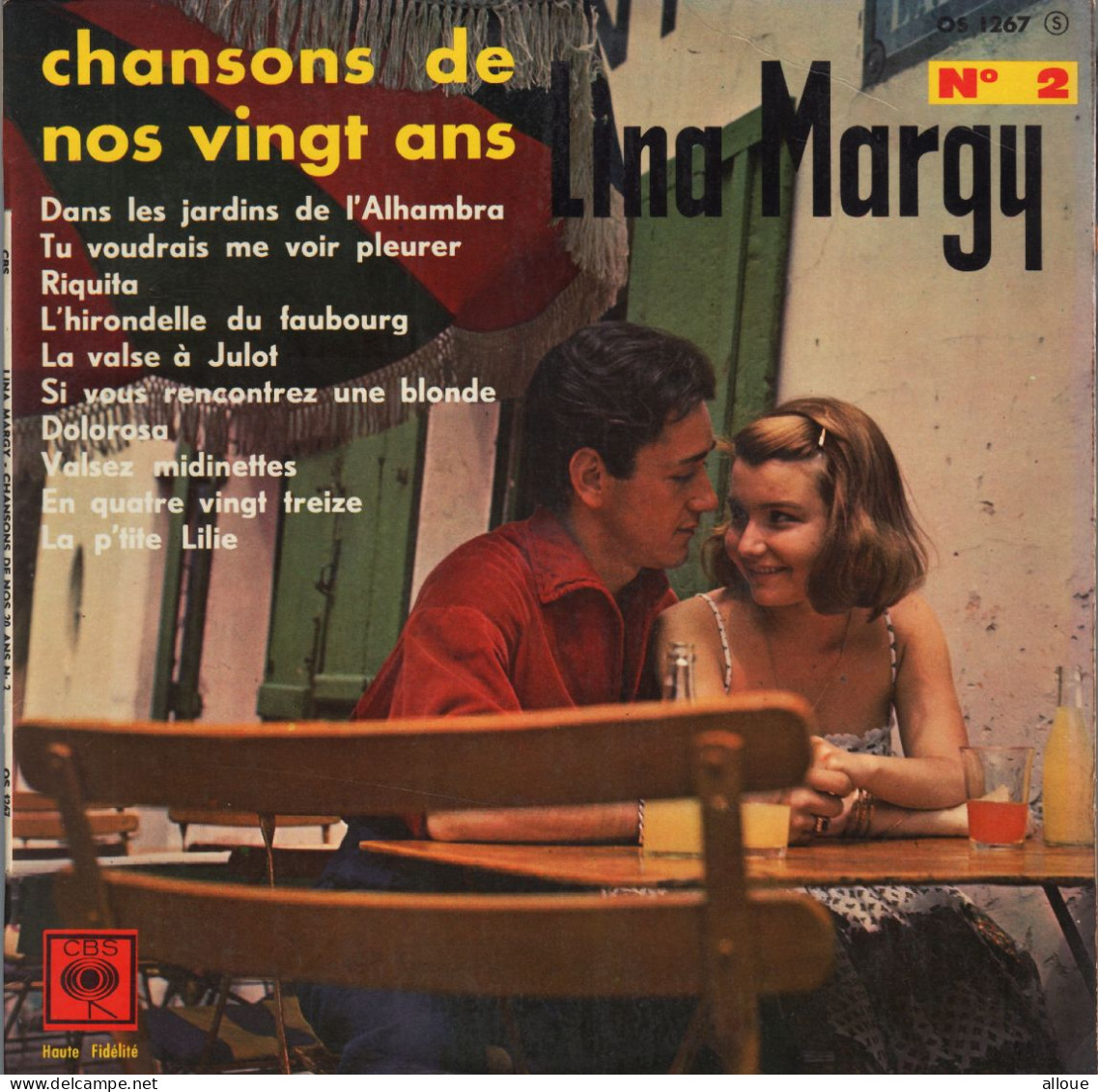 LINA MARGY - FR 25 CM VINYLE - CHANSONS DE NOS VINGT ANS N° 2 - Andere - Franstalig