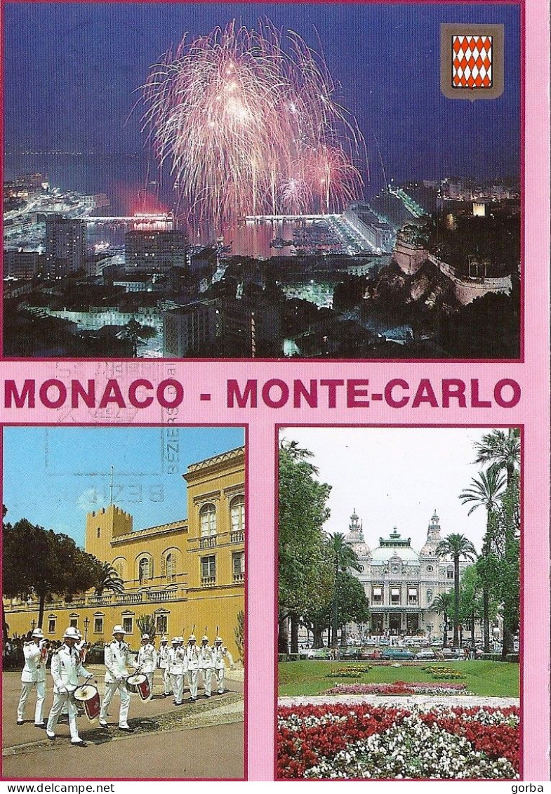 *CPM - MONACO - Multivues De La Principauté - Timbre YT N° 1672 - - Monte-Carlo