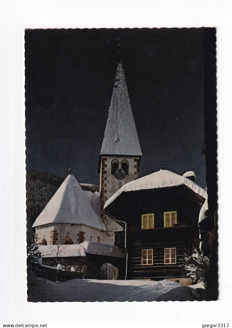 E6256) Motiv In ST. OSWALD - Bad Kleinkirchheim - Beleuchtete Kirche 1974 - Autres & Non Classés
