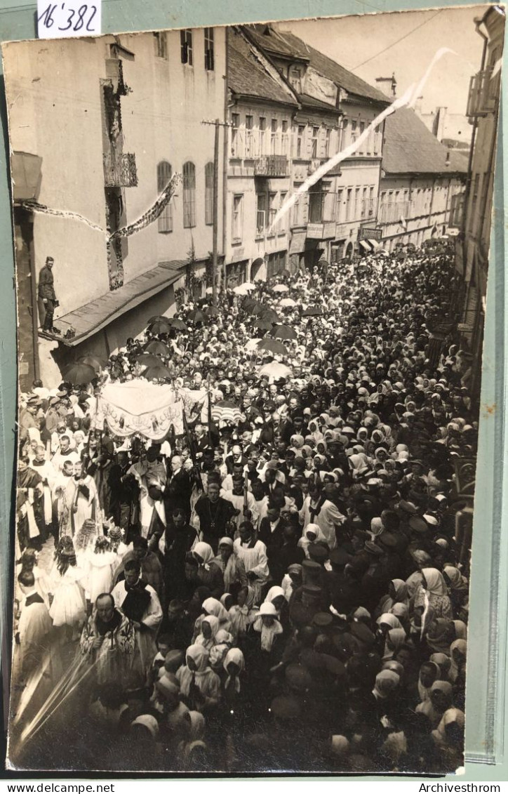 Wilno - Vilnius : 1917 Prêtres Et Procession Au Milieu De La Foule (16'382) - Litouwen