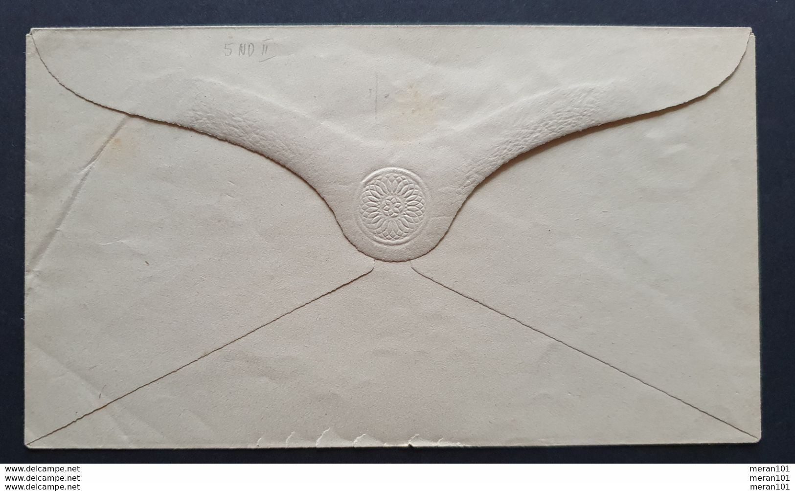 Preußen 1873, Ganzsache Umschlag Mi 5 ND II. - 5 Sgr. Format A - Postwaardestukken