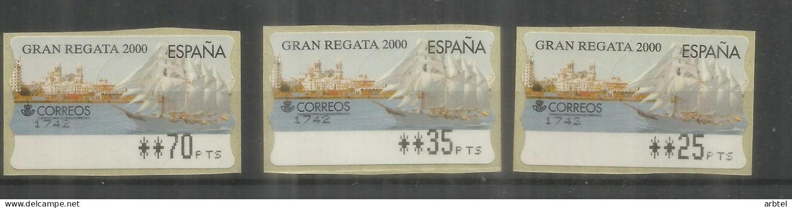 ESPAÑA ATM GRAN REGATA 2000 JUAN SEBASTIAN ELCANO VELERO SAIL SHIP - Ships