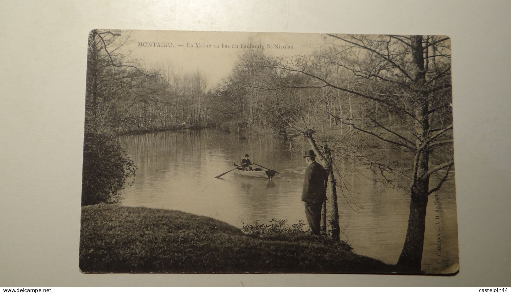 2024 3MARS  MONTAIGU La Maine  Au Bas Du Faubourg St Nicolas 1904 - Montaigu