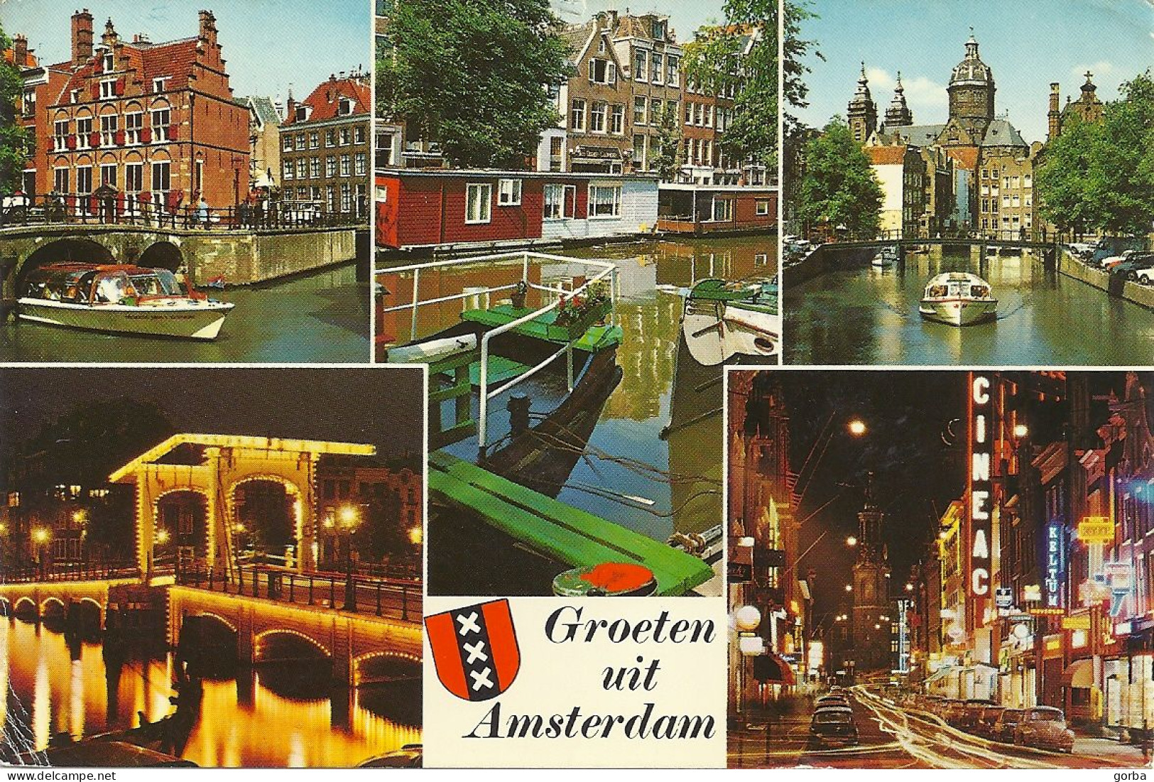 *CPM - PAYS BAS - AMSTERDAM - Groeten Uit Amsterdam - Multivues - Amsterdam