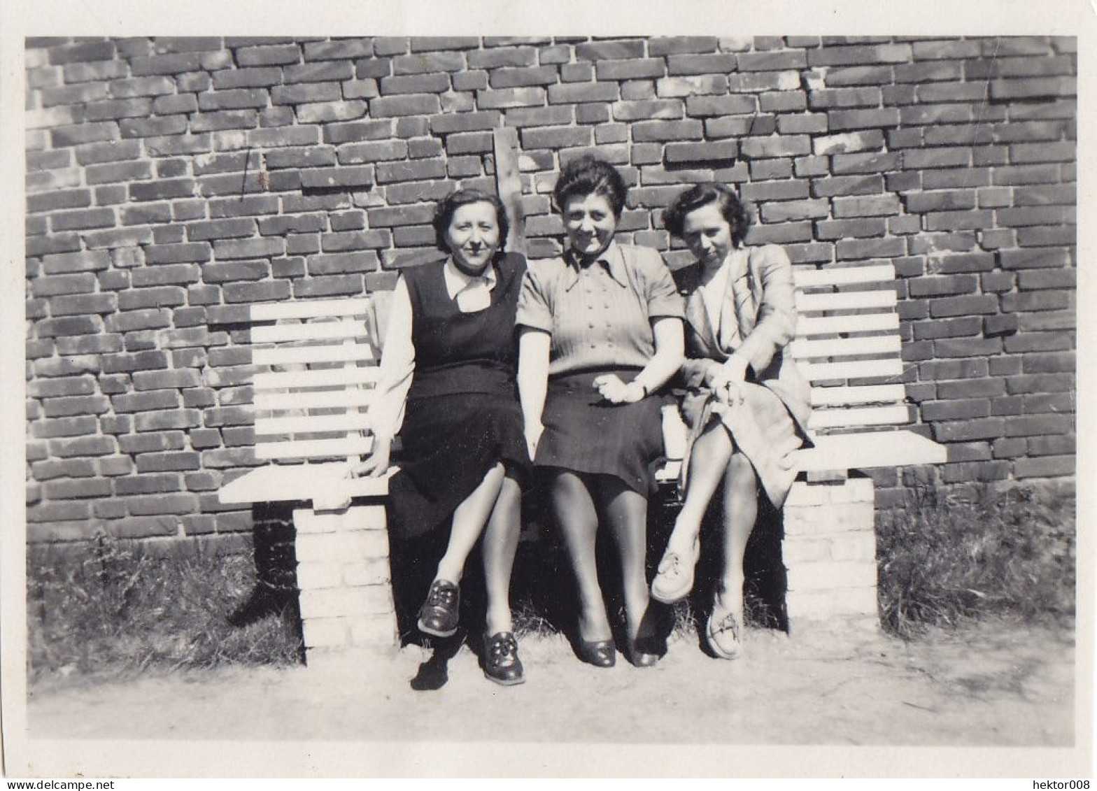 Altes Foto  Vintage.3 Frauen . (  B9  ) - Anonieme Personen