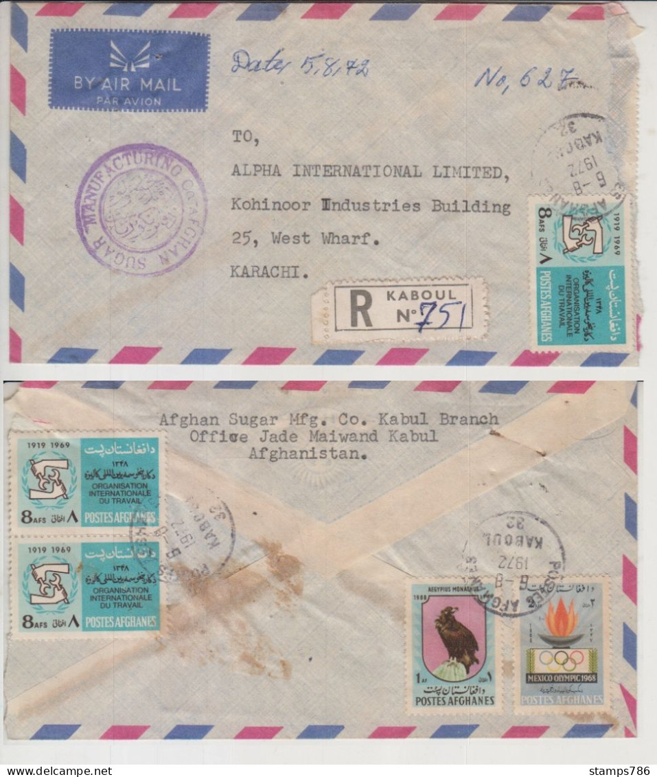 Afghanistan Cover Stamps (good Cover 5) - Afganistán