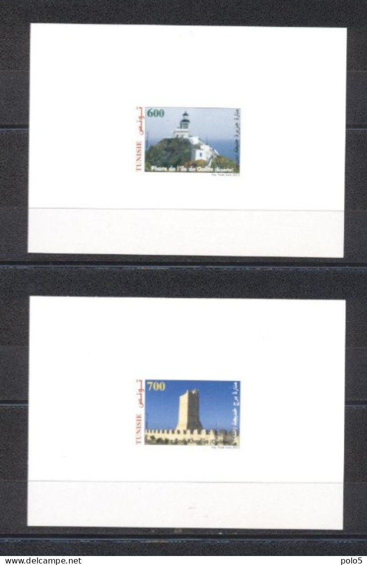 Tunisie 2014- Phares De Tunisie  Epreuves De Luxe - Lighthouses