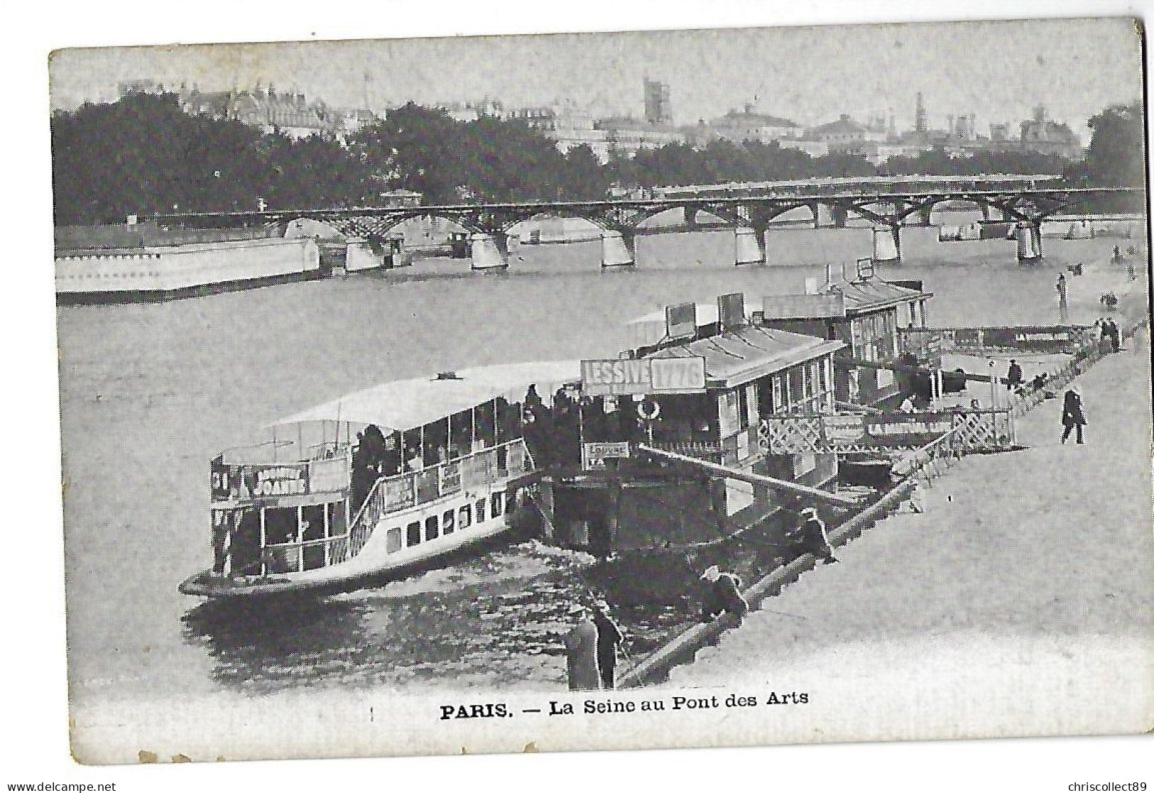 Carte Postale  : Paris  La Seine Au Pont Des Arts - Puentes