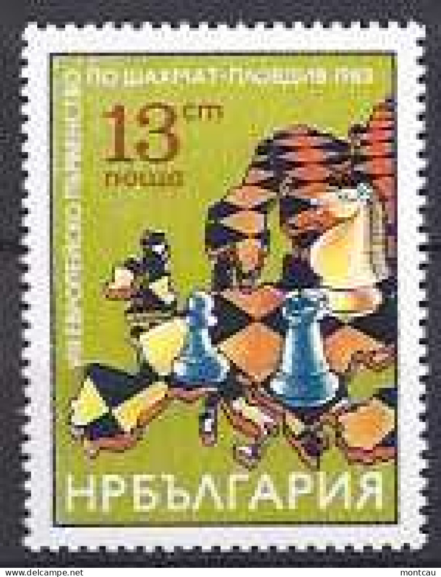 Chess Bulgaria 1983 - Campeonato Europeo - Scacchi