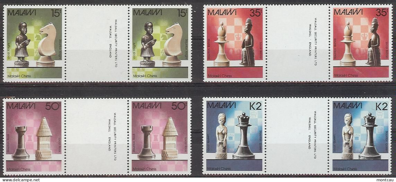 Chess Malawi 1988 - Campeonato Del Mundo (**) Pair - Schach