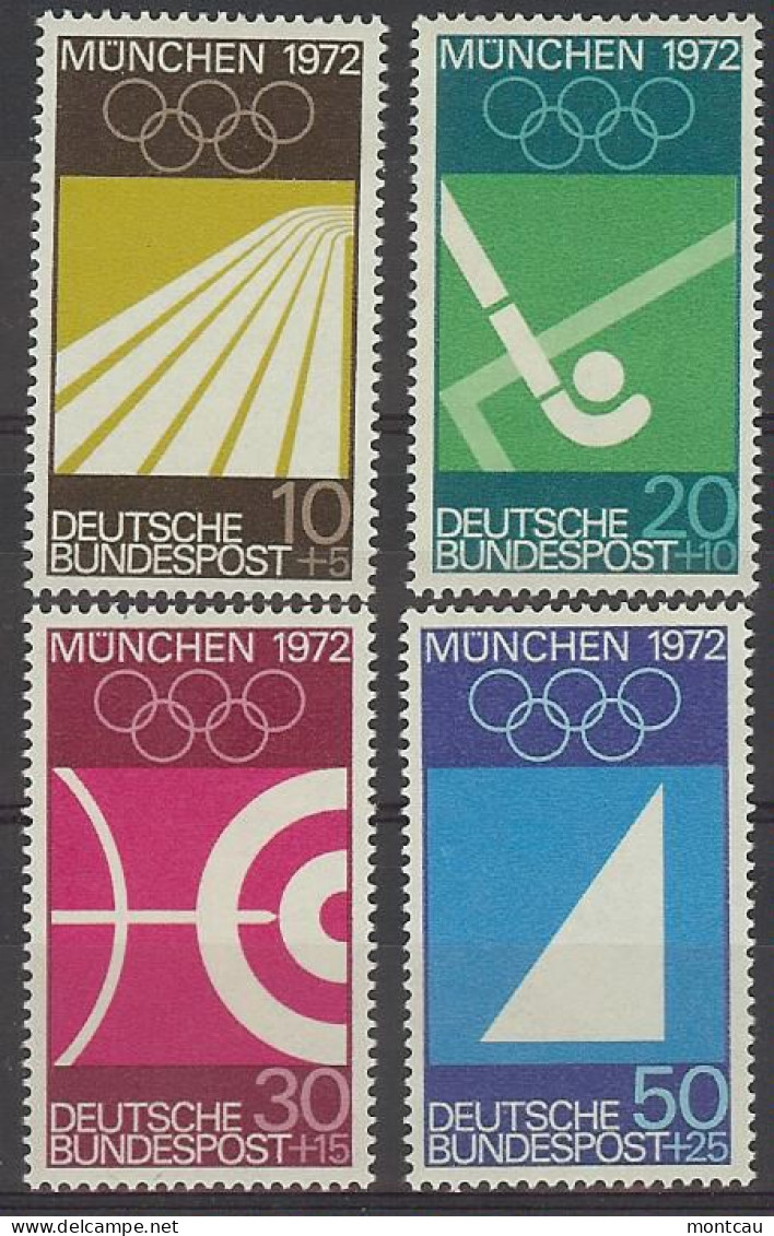 Germany 1969. JJ. OO. Munich M=587-90 Y=450-53  (**) - Nuevos