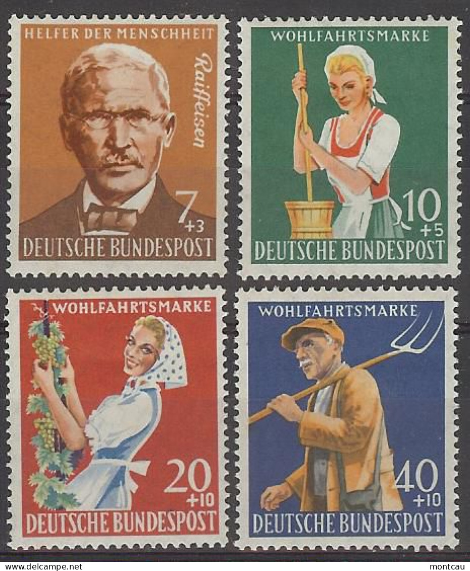 Germany 1958. Benefactores M=297-00 Y=168-71  (**) - Ungebraucht