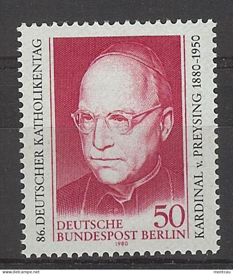 Berlín 1980. Cardenal Earl M=624 Y=585  (**) - Neufs