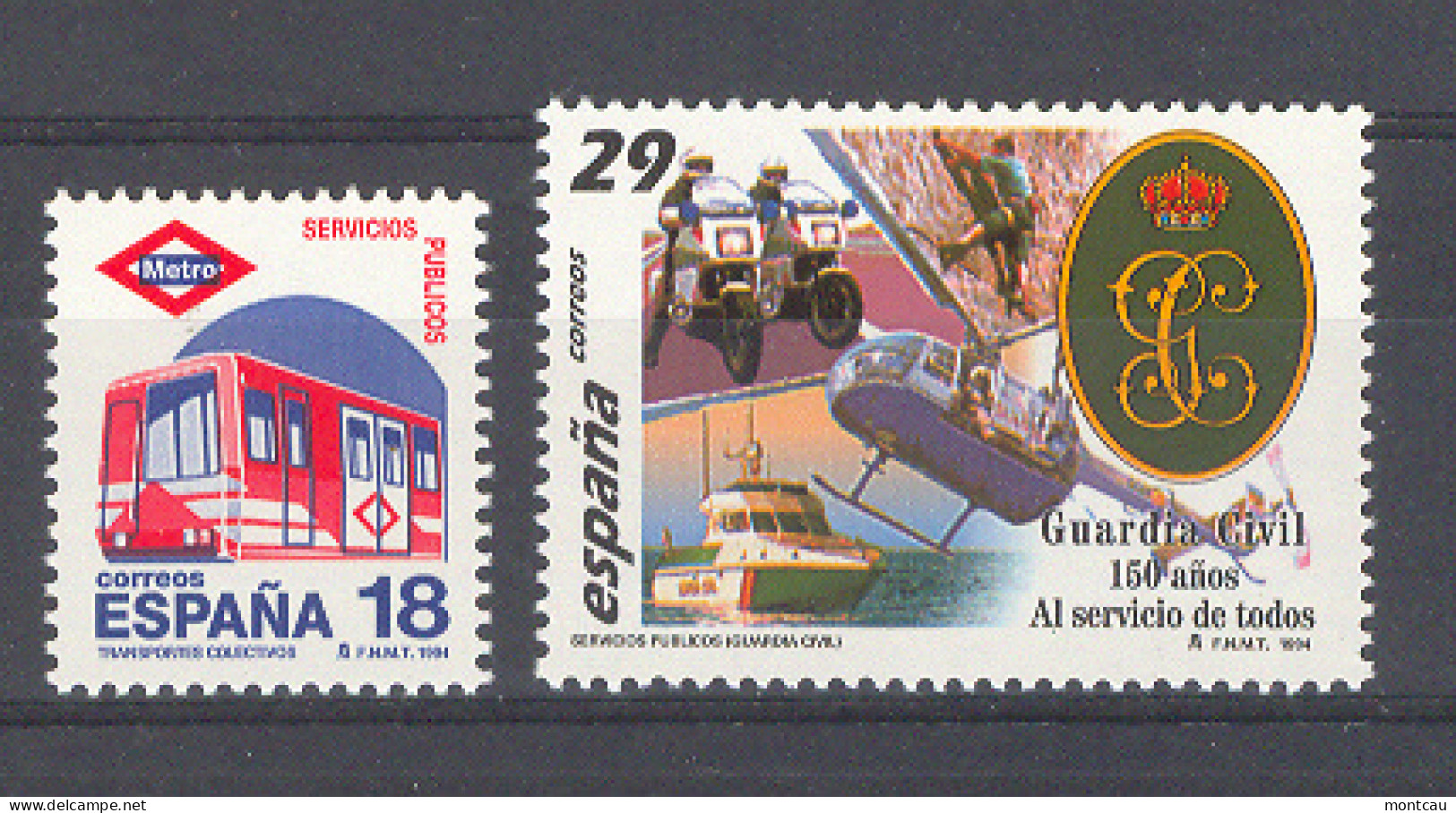 Spain 1994. Servicios Publicos Ed 3322-23 (**) - Unused Stamps