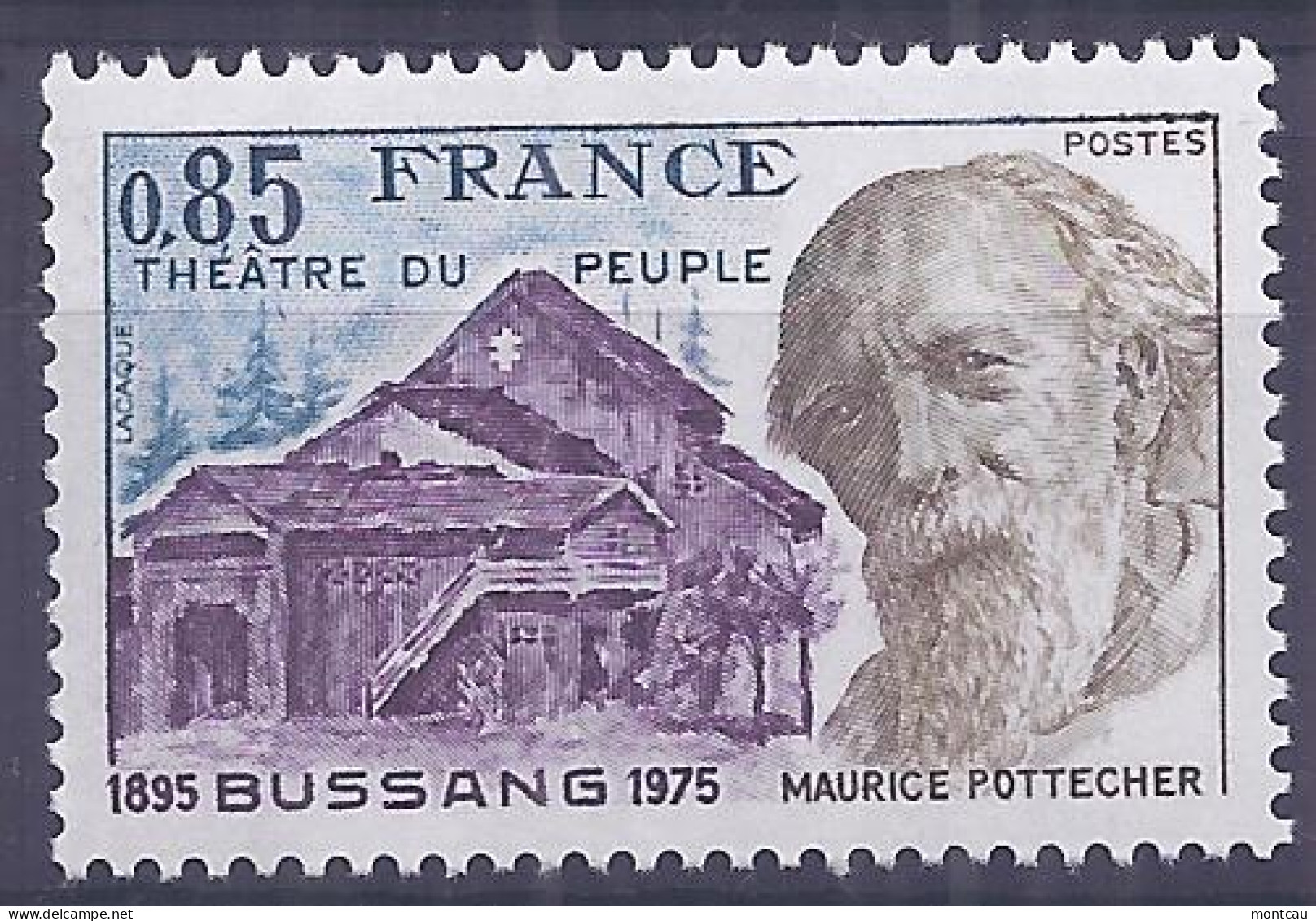 Francia 1975. Teatro De Bussang YT = 1846 (**) - Neufs