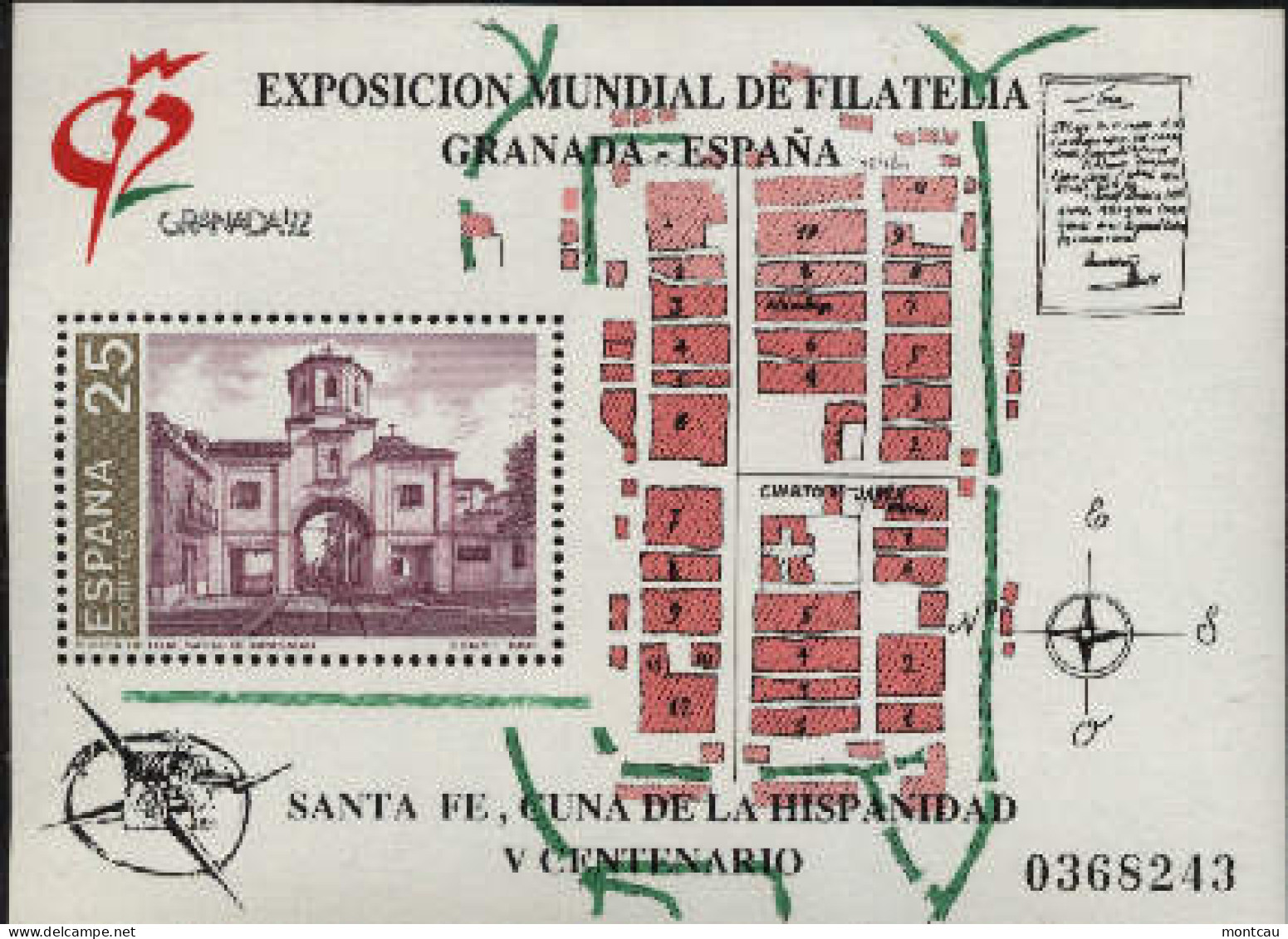 Spain 1991 - Expo Granada - Santa Fe  Ed 3109 (**) - Ungebraucht