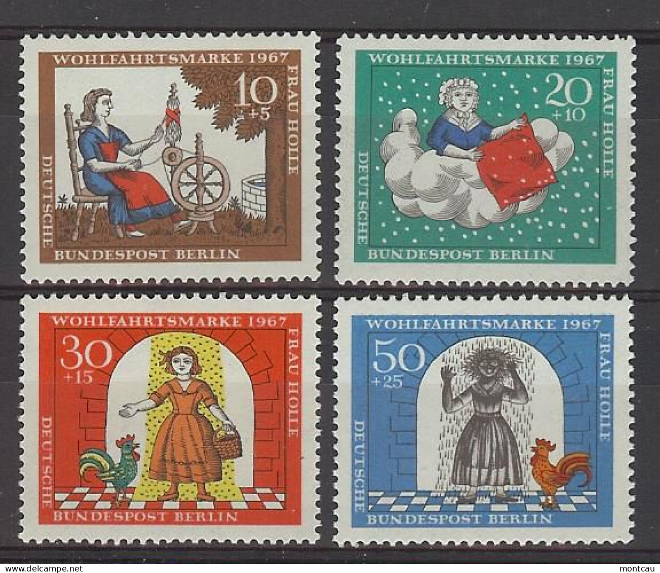 Berlín 1967. La Madre Infierno M=310-13 Y=285-88  (**) - Unused Stamps
