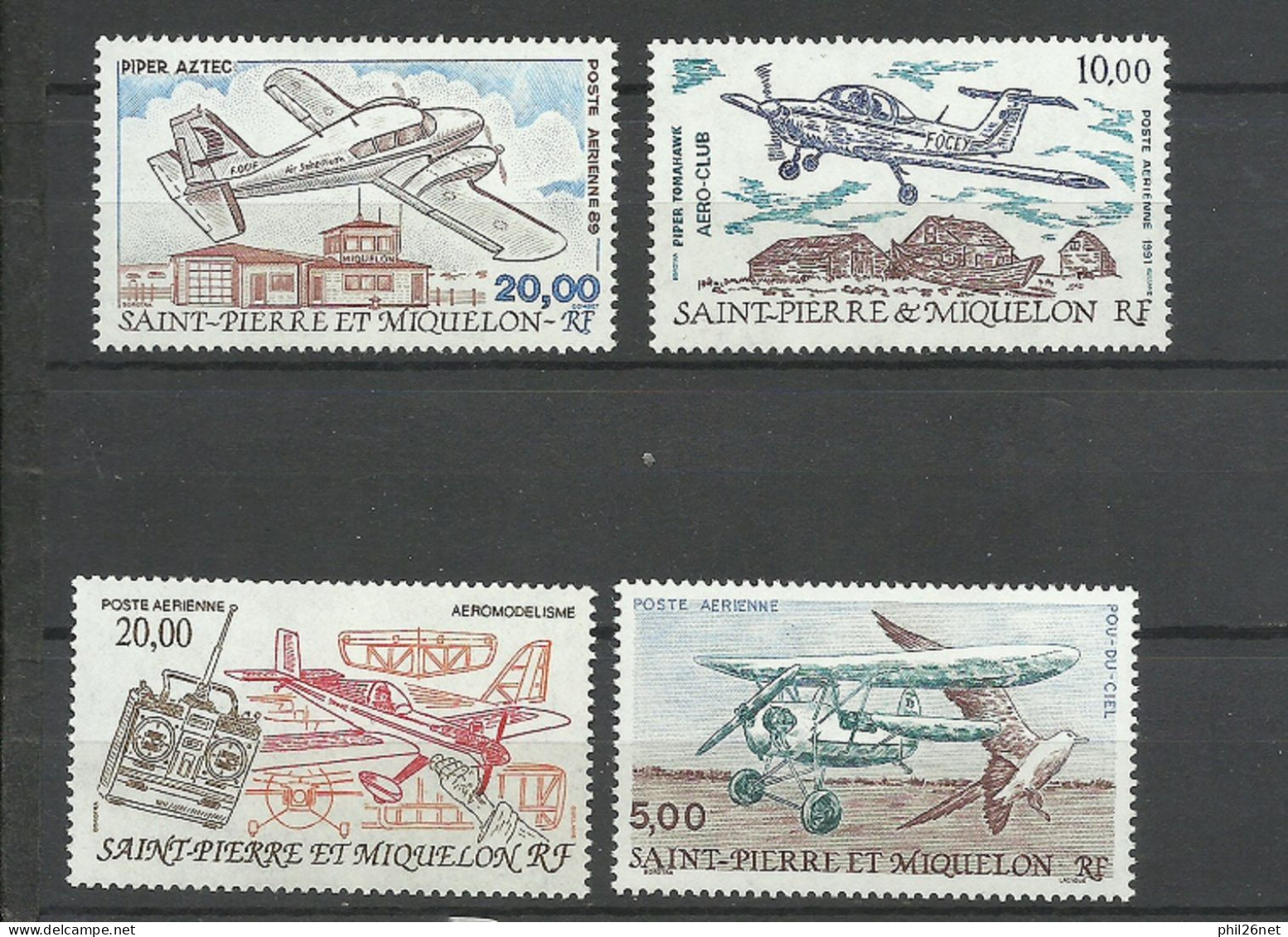 Saint Pierre Et Miquelon SPM Poste Aérienne  N° 68 à 71  Neufs  * *   B/TB Voir Scans Soldé Moins Cher Qu'à La Poste  ! - Nuevos