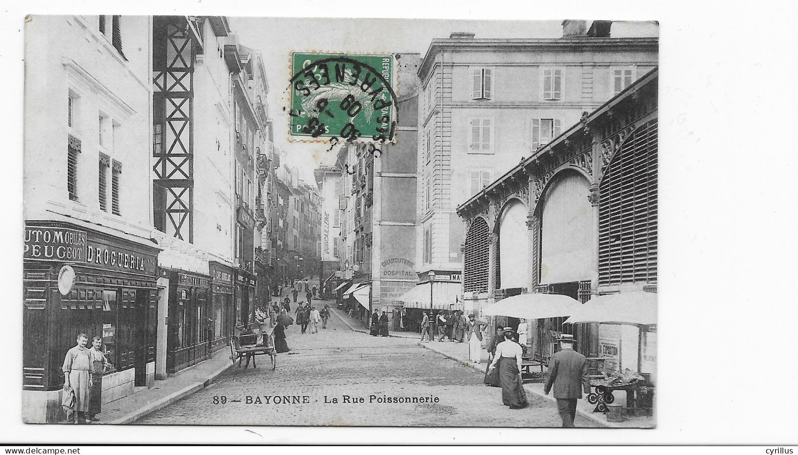 64 - BAYONNE - La Rue Poissonnerie - Bayonne