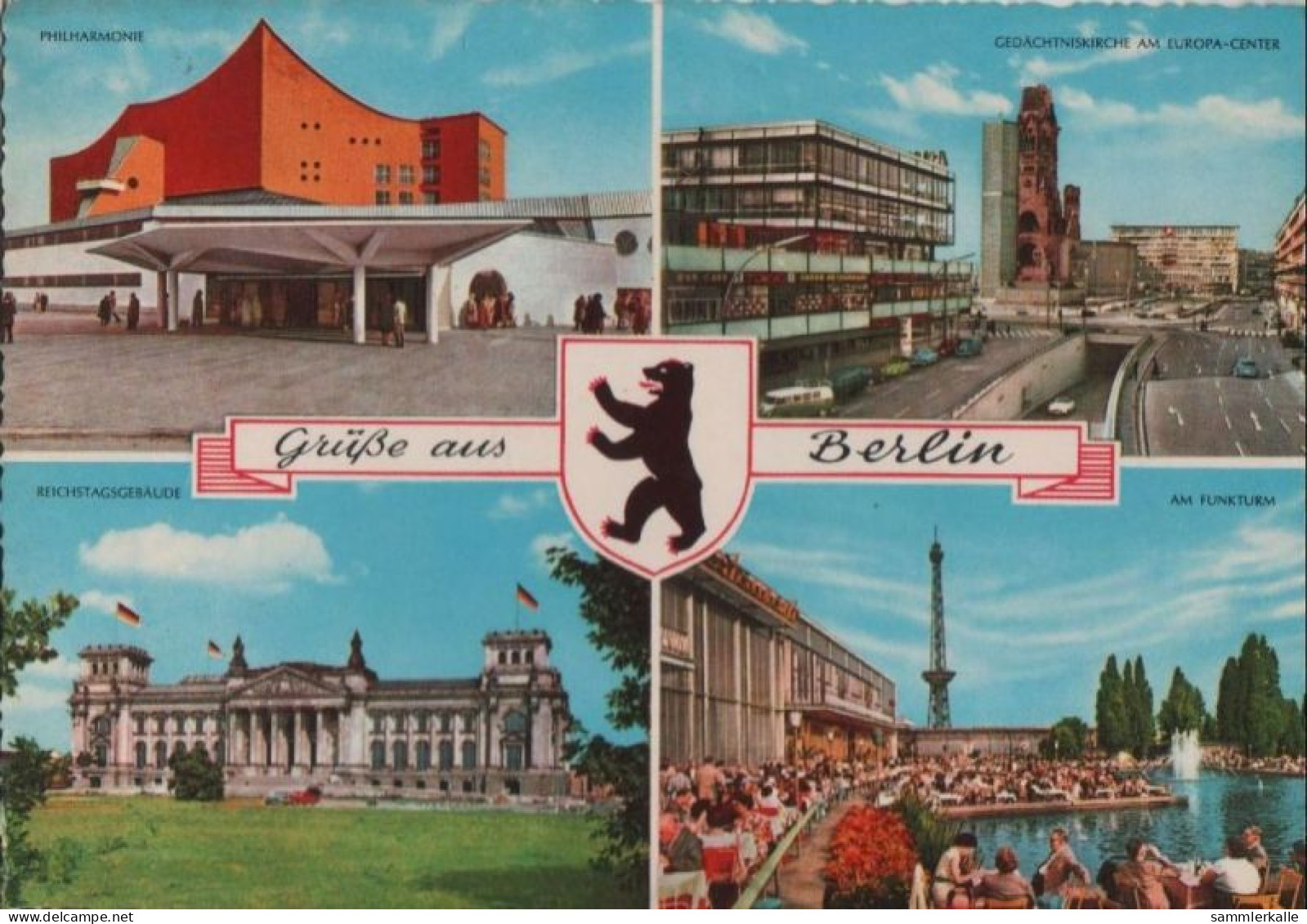 47488 - Berlin, Westteil - U.a. Gedächtniskirche - 1968 - Andere & Zonder Classificatie