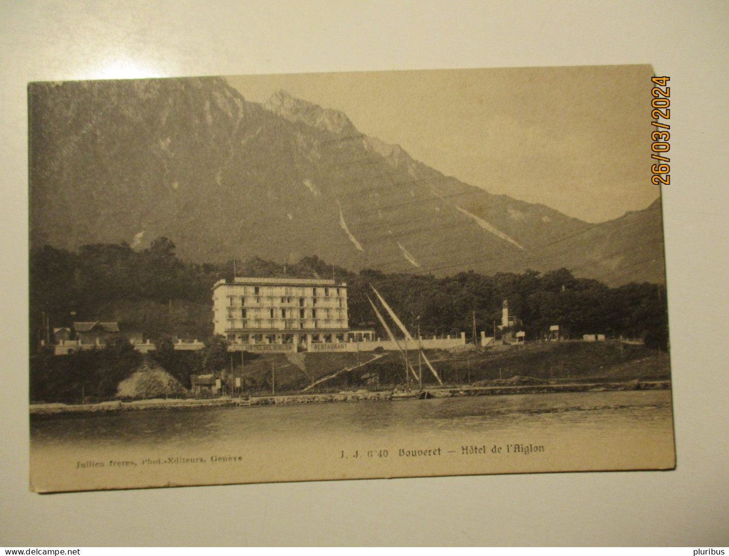 BOUVERET HOTEL DE L`AIGLON , 19-5 - Sonstige & Ohne Zuordnung