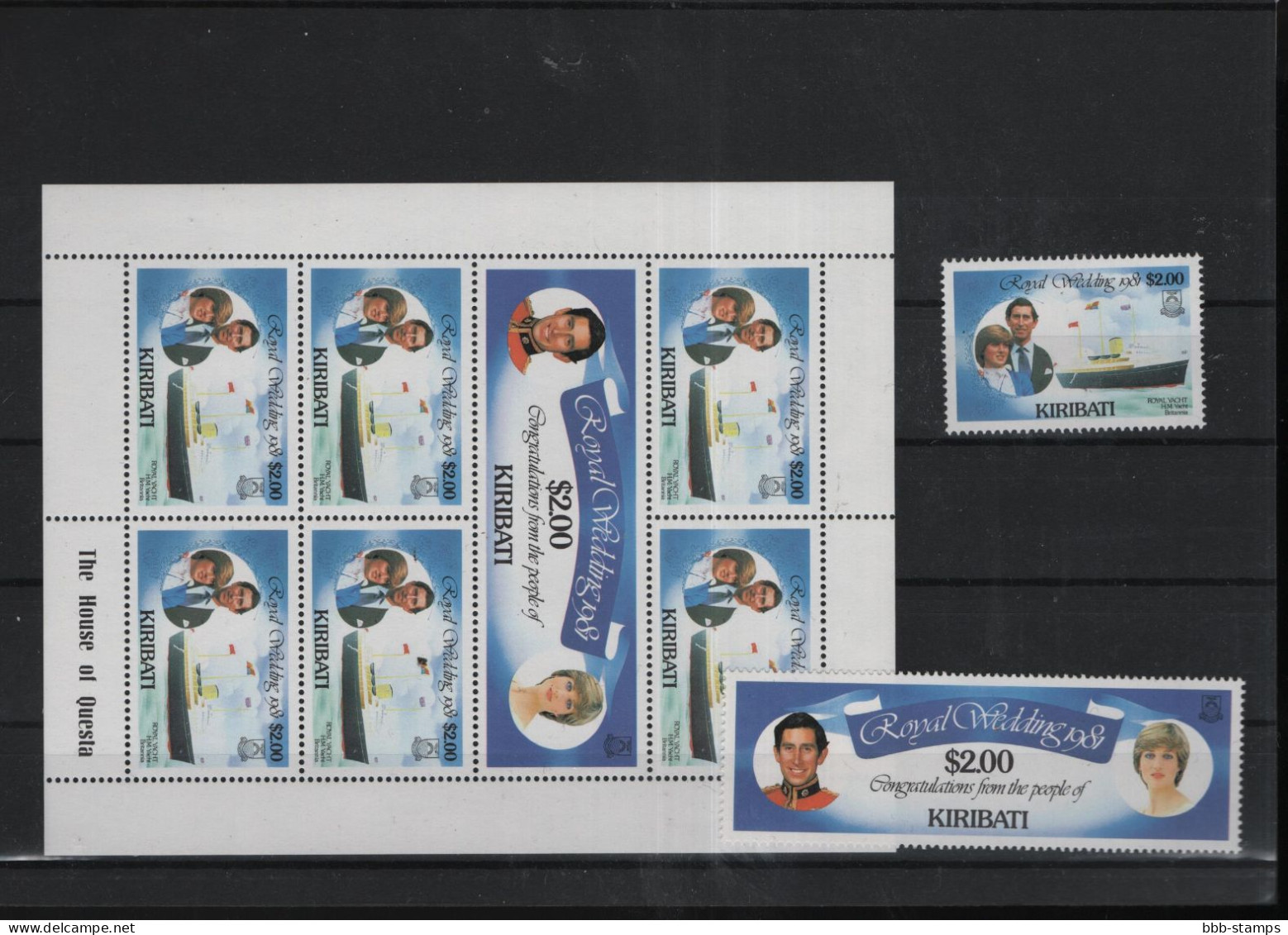 Kiribati Michel Cat.No. Mnh/** 371/376 + Sheet 8 - Kiribati (1979-...)