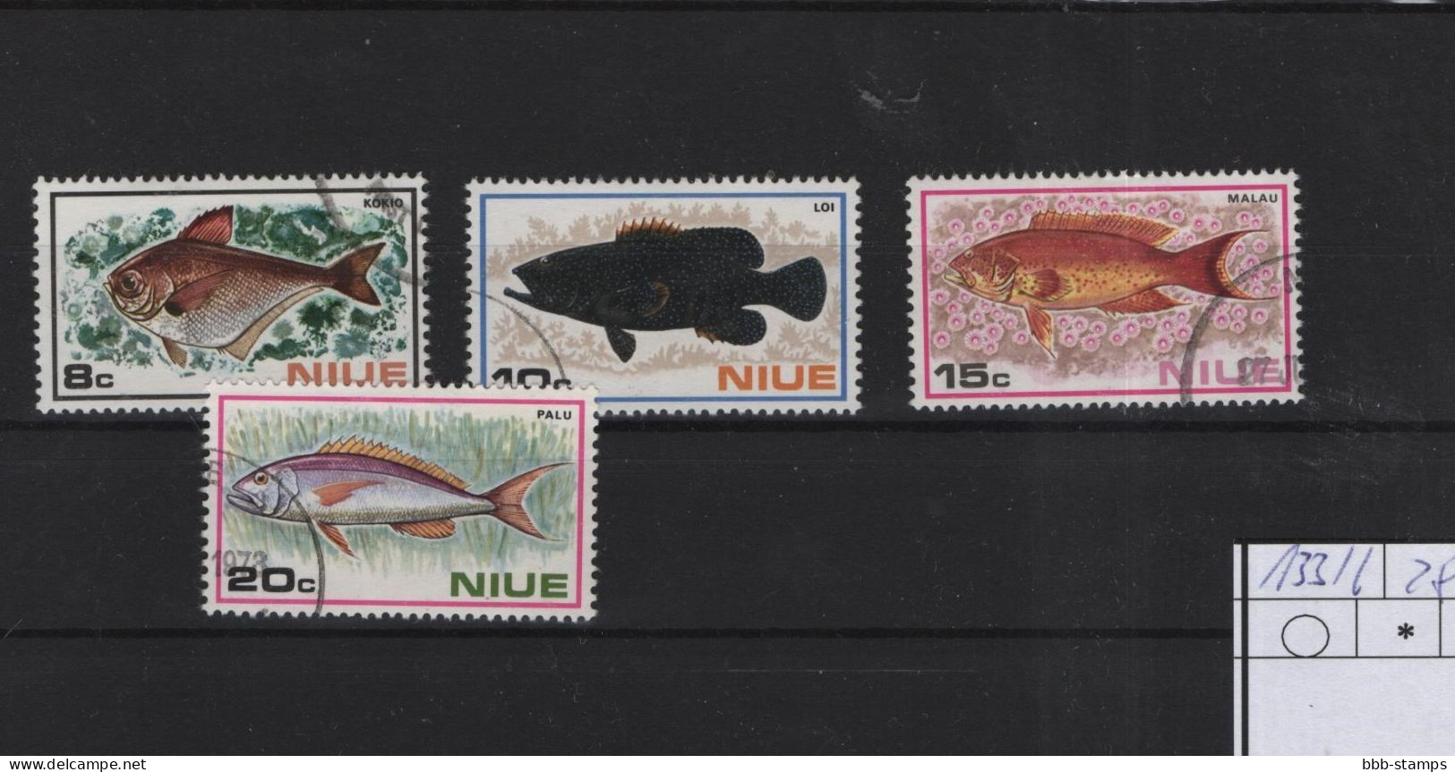 Niue Michel Cat.No. Used 133/136 - Niue
