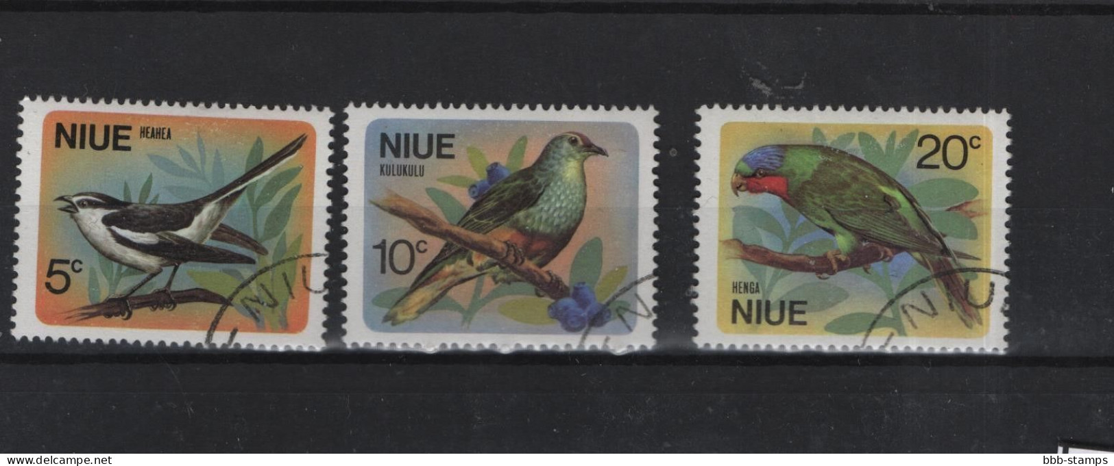 Niue Michel Cat.No. Used 116/118 Birds - Niue