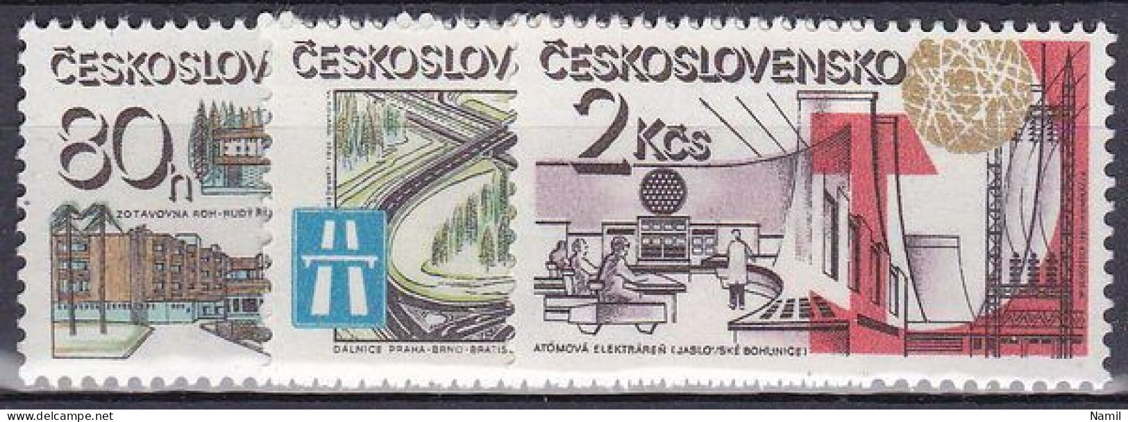 ** Tchécoslovaquie 1981 Mi 2619-21 (Yv 2442-4), (MNH)** - Ungebraucht