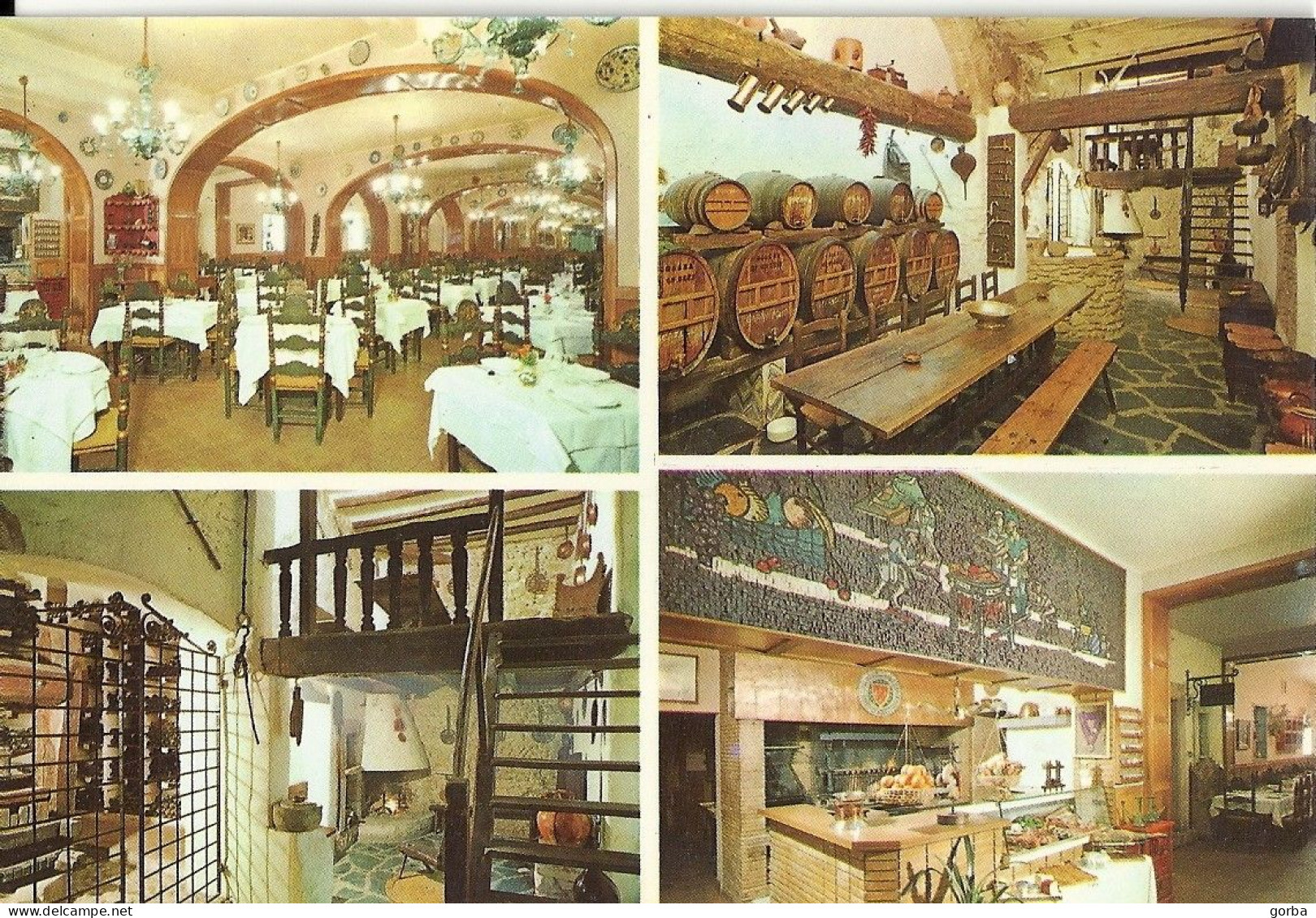 *CPM -  ESPAGNE - CATALOGNE - FIGUERAS - Hôtel DURAN - Multivues Du Restaurant- - Gerona