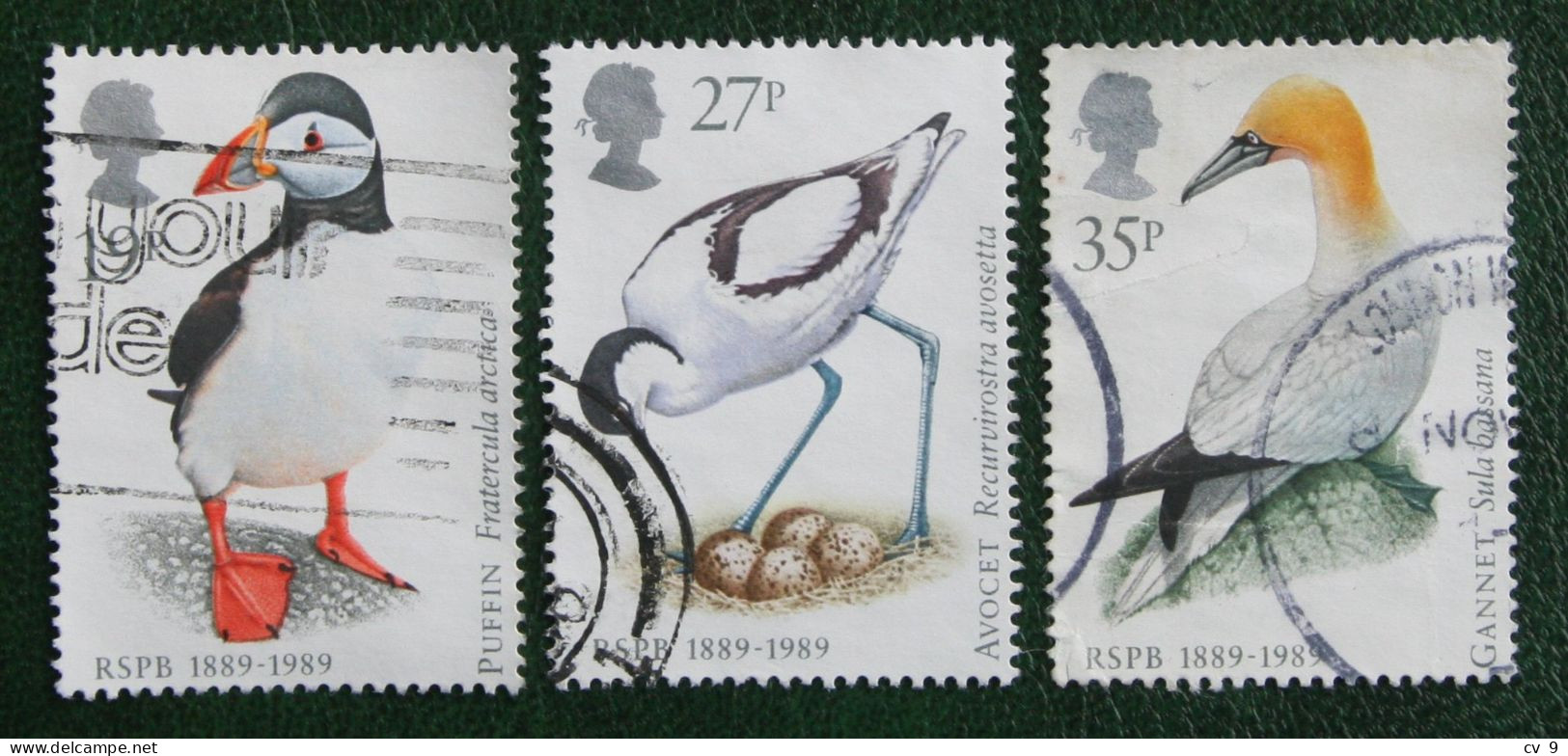 Bird Vogel Oiseau Pajaro (Mi 1185-1186 1188) 1989 Used Gebruikt Oblitere ENGLAND GRANDE-BRETAGNE GB GREAT BRITAIN - Oblitérés