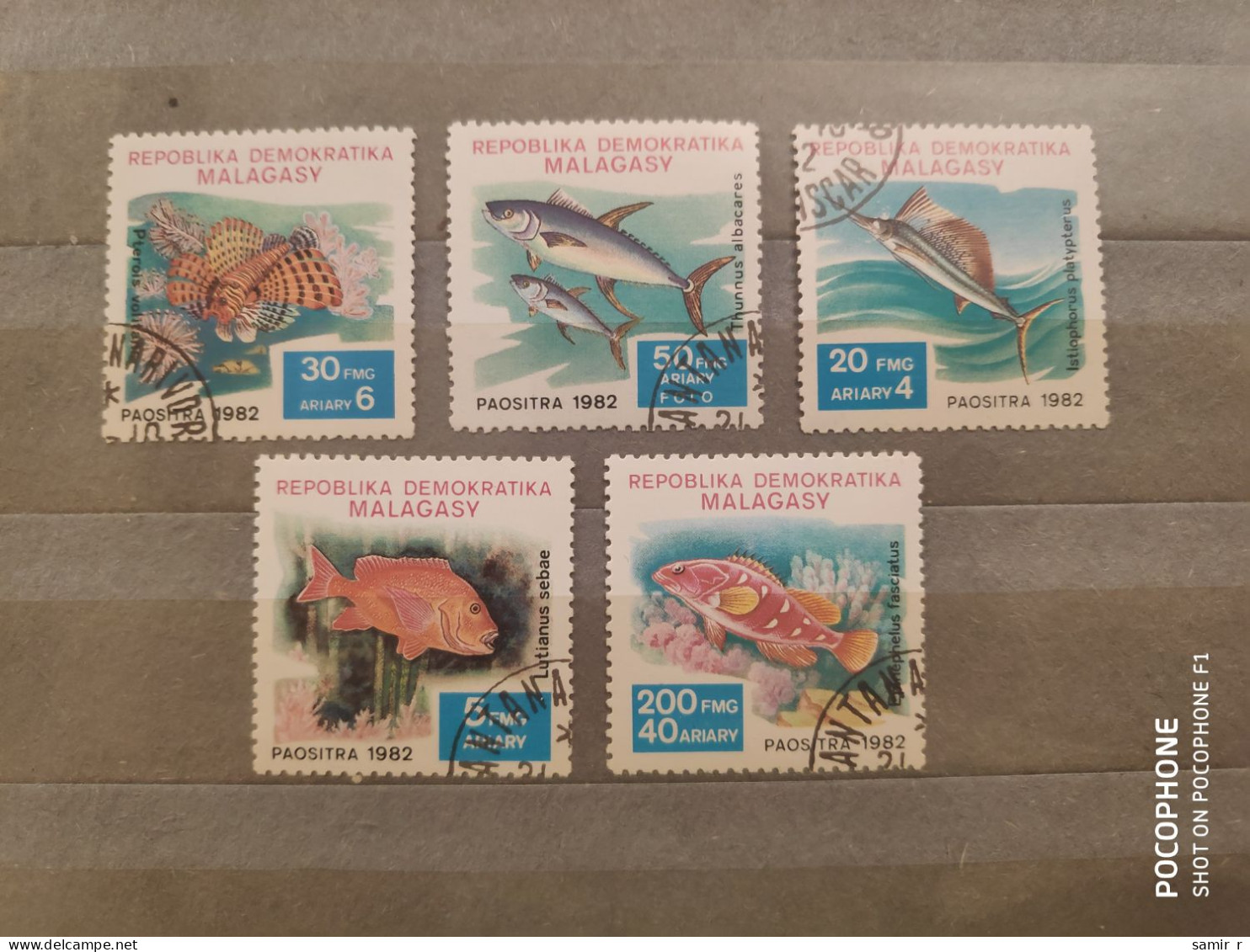 1982	Madagascar	Fishes (F87) - Madagascar (1960-...)