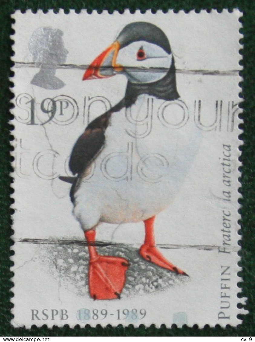 19P Bird Vogel Oiseau Pajaro (Mi 1185) 1989 Used Gebruikt Oblitere ENGLAND GRANDE-BRETAGNE GB GREAT BRITAIN - Gebraucht