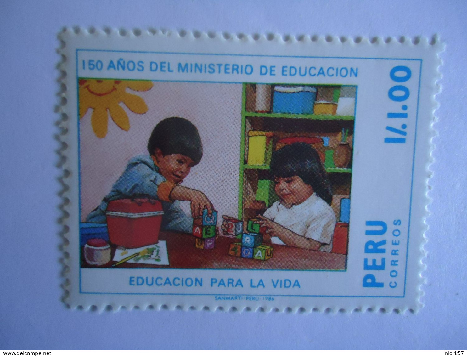 PERU MNH  STAMPS   1985 EDUCATION - Peru