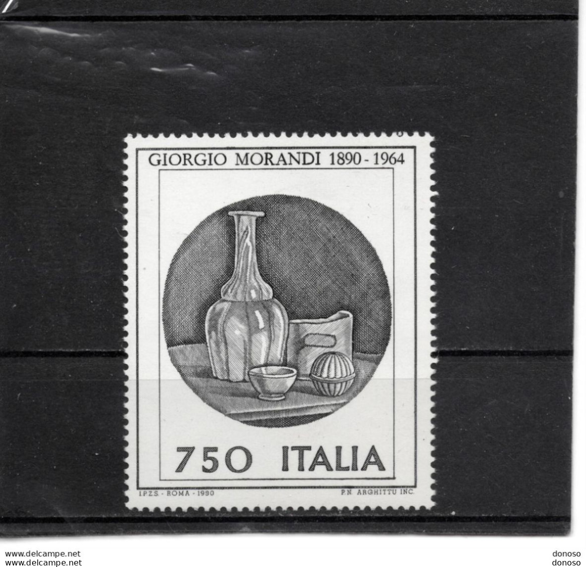 ITALIE 1990 Eau Forte De Morandi Yvert 1890, Michel 2158 NEUF** MNH - 1981-90: Ungebraucht