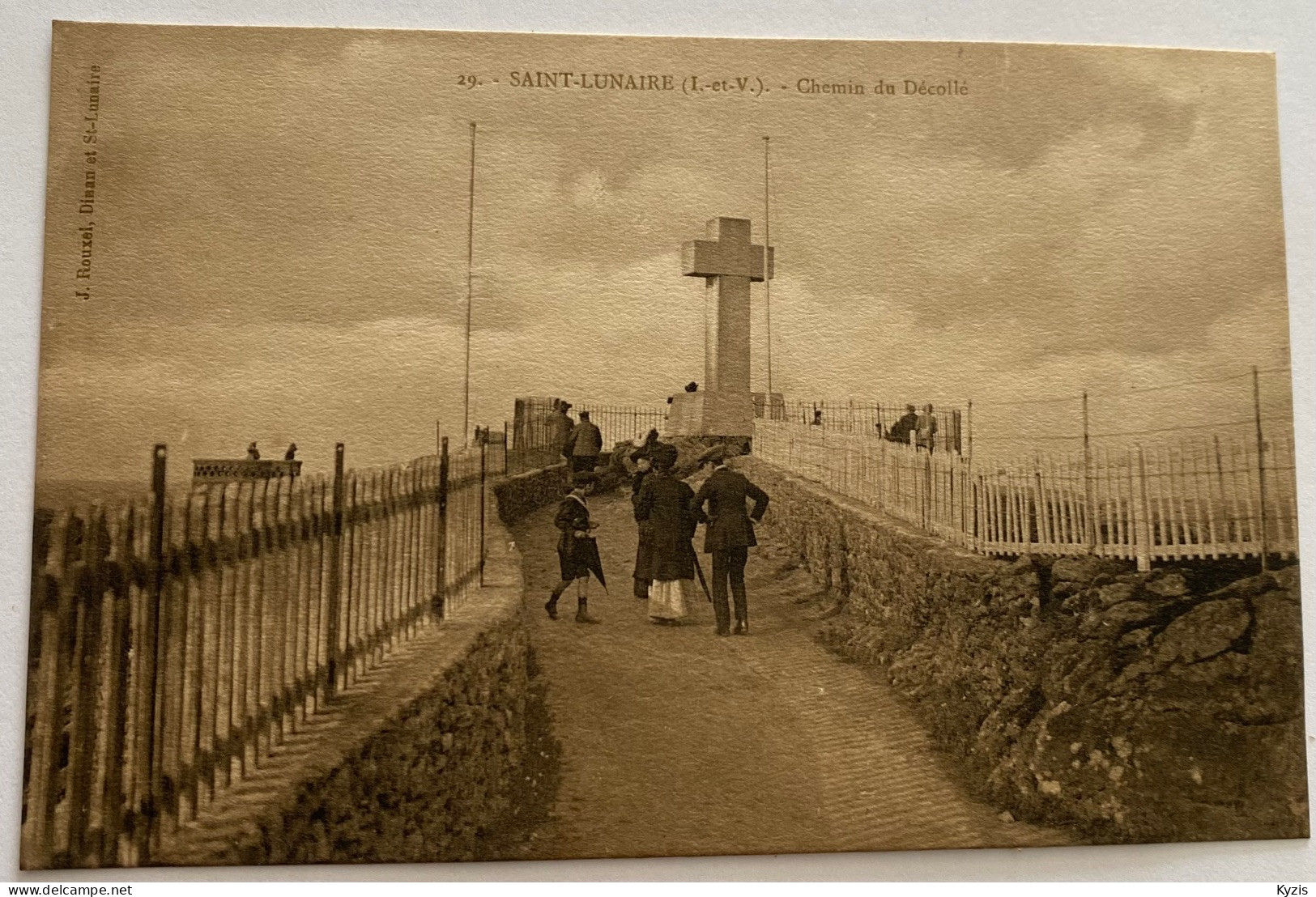 CPA - SAINT-LUNAIRE - Chemin Du Décollé - Saint-Lunaire