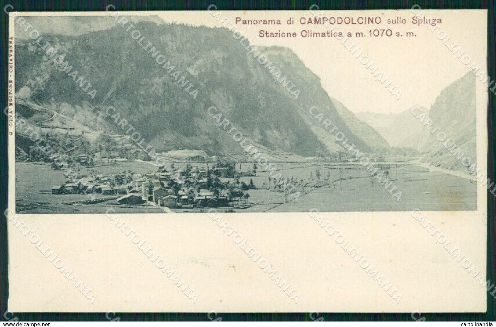 Sondrio Campodolcino Spluga Cartolina MT2278 - Sondrio