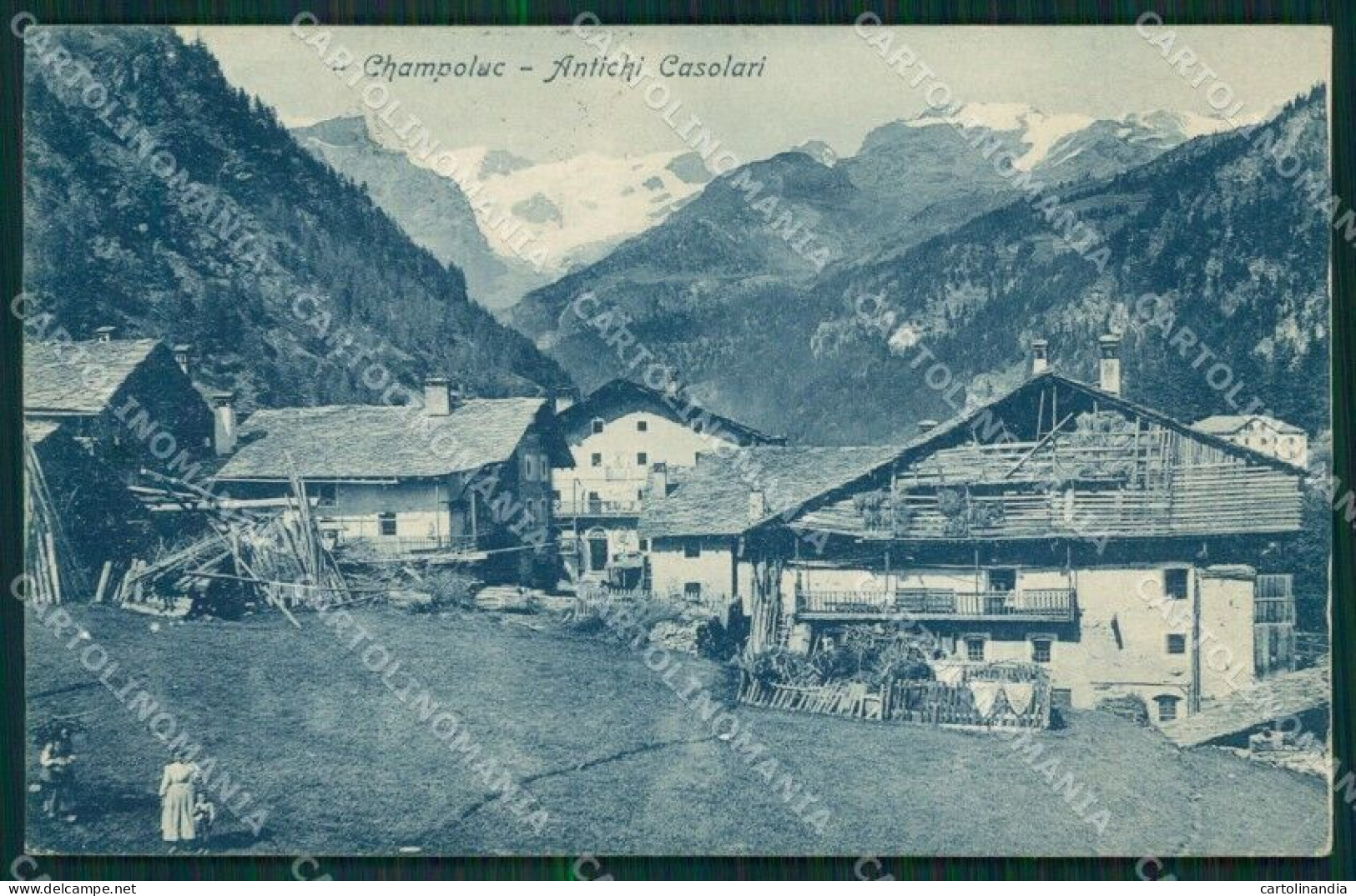 Aosta Ayas Champoluc Cartolina MT2747 - Aosta