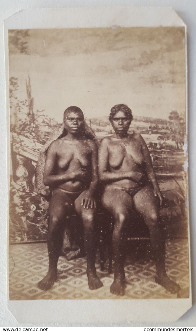 Aborigène CDV Circa1870, Femmes Nues - Oceania