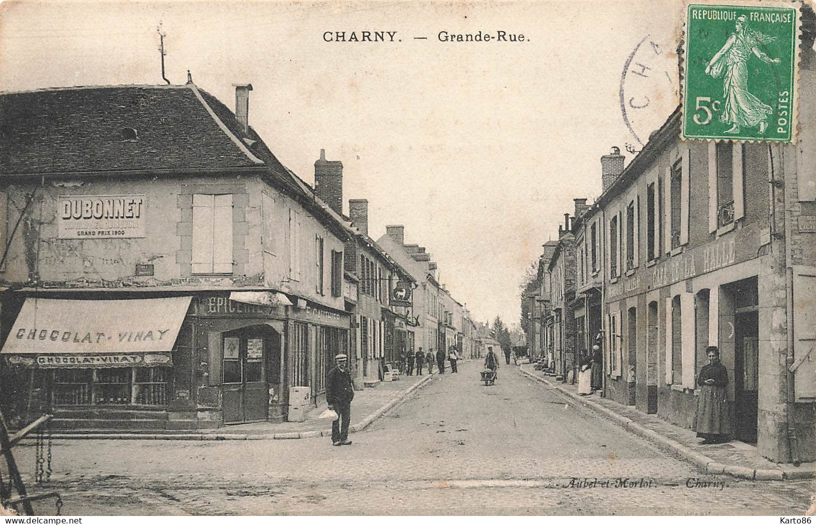 Charny * Grande Rue * Café De La Halle * épicerie - Charny